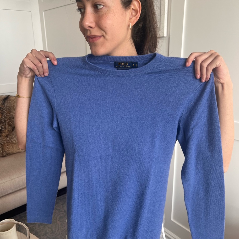 Ralph Lauren cashmere sweater.